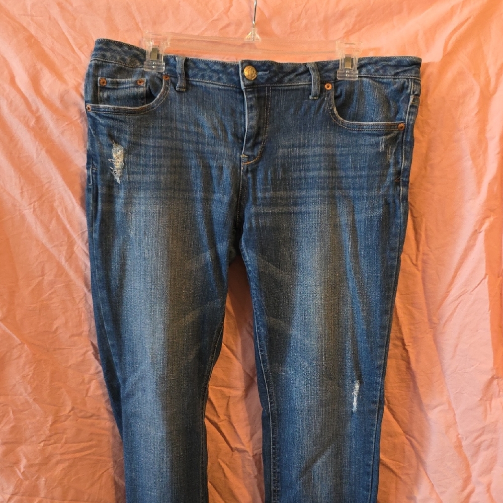 🔥 Ladies' Aeropostale Jeans Distressed 11/12 Reg